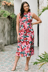 Fernanda Midi Dress | Baltic Born Fuchsia Floral