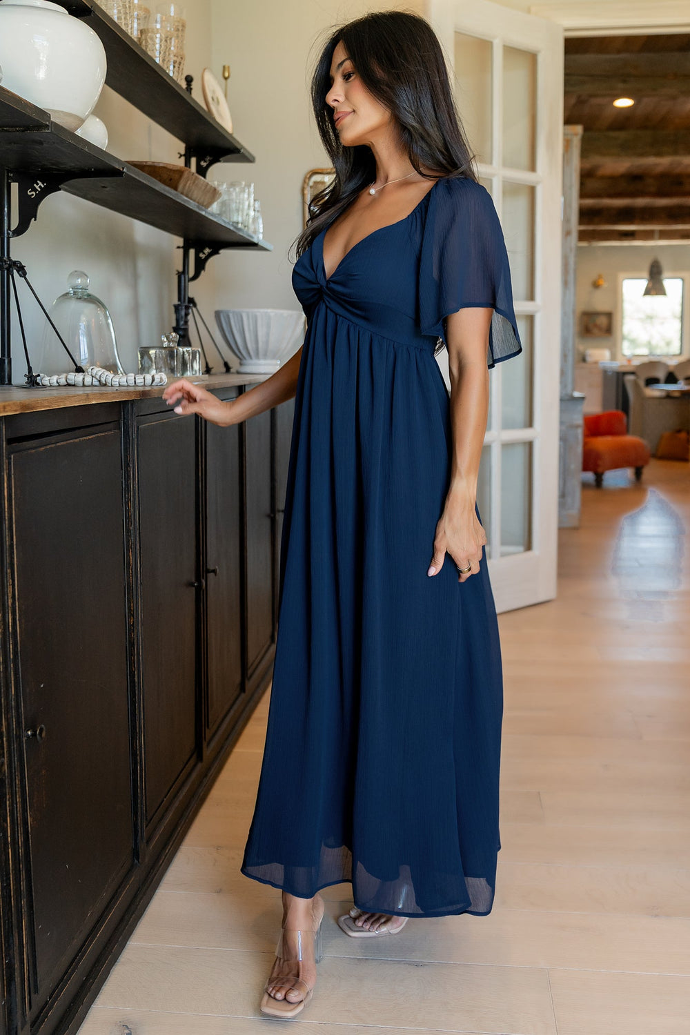 Nora Midi Dress | Baltic Born Navy