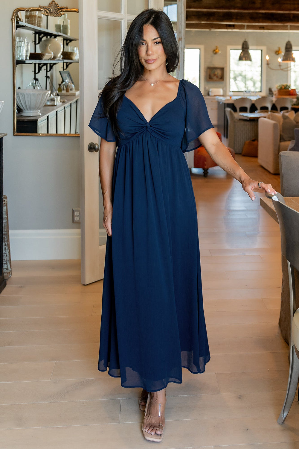 Nora Midi Dress | Baltic Born Navy