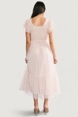 Elowyn Lace Top Midi Dress | Baltic Born Natural