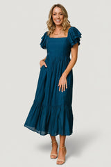 Buttercup Midi Dress | Baltic Born Deep Blue