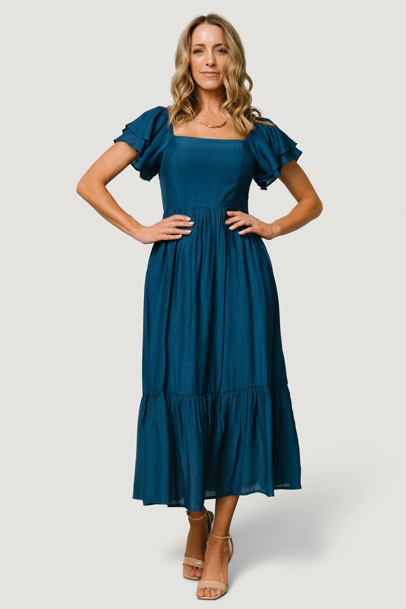Buttercup Midi Dress | Baltic Born Deep Blue