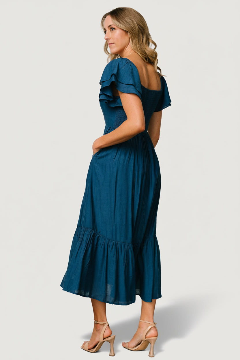 Buttercup Midi Dress | Baltic Born Deep Blue