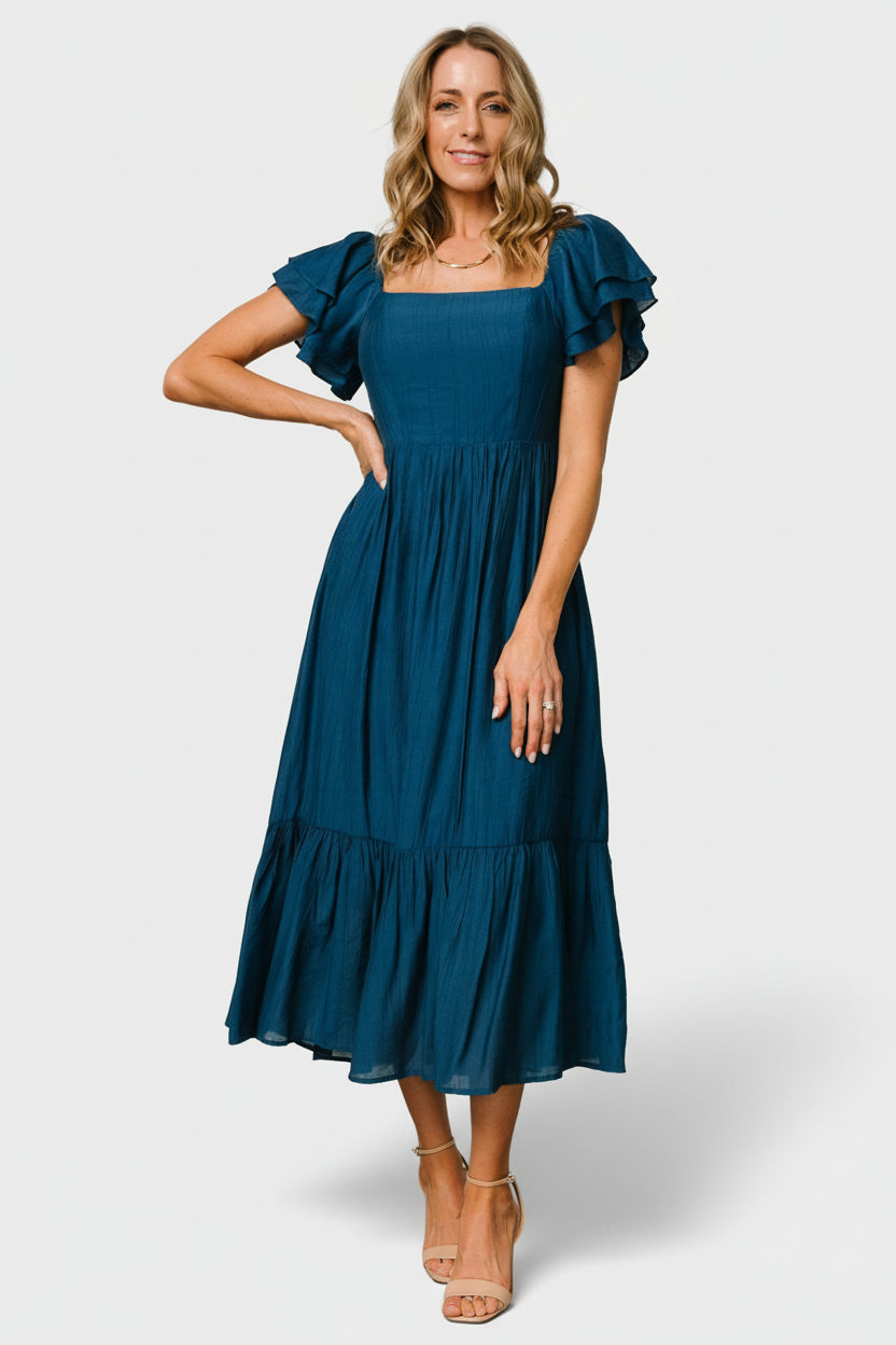 Buttercup Midi Dress | Baltic Born Deep Blue