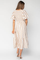 Turner Smocked Midi Dress | Baltic Born Cream Multi