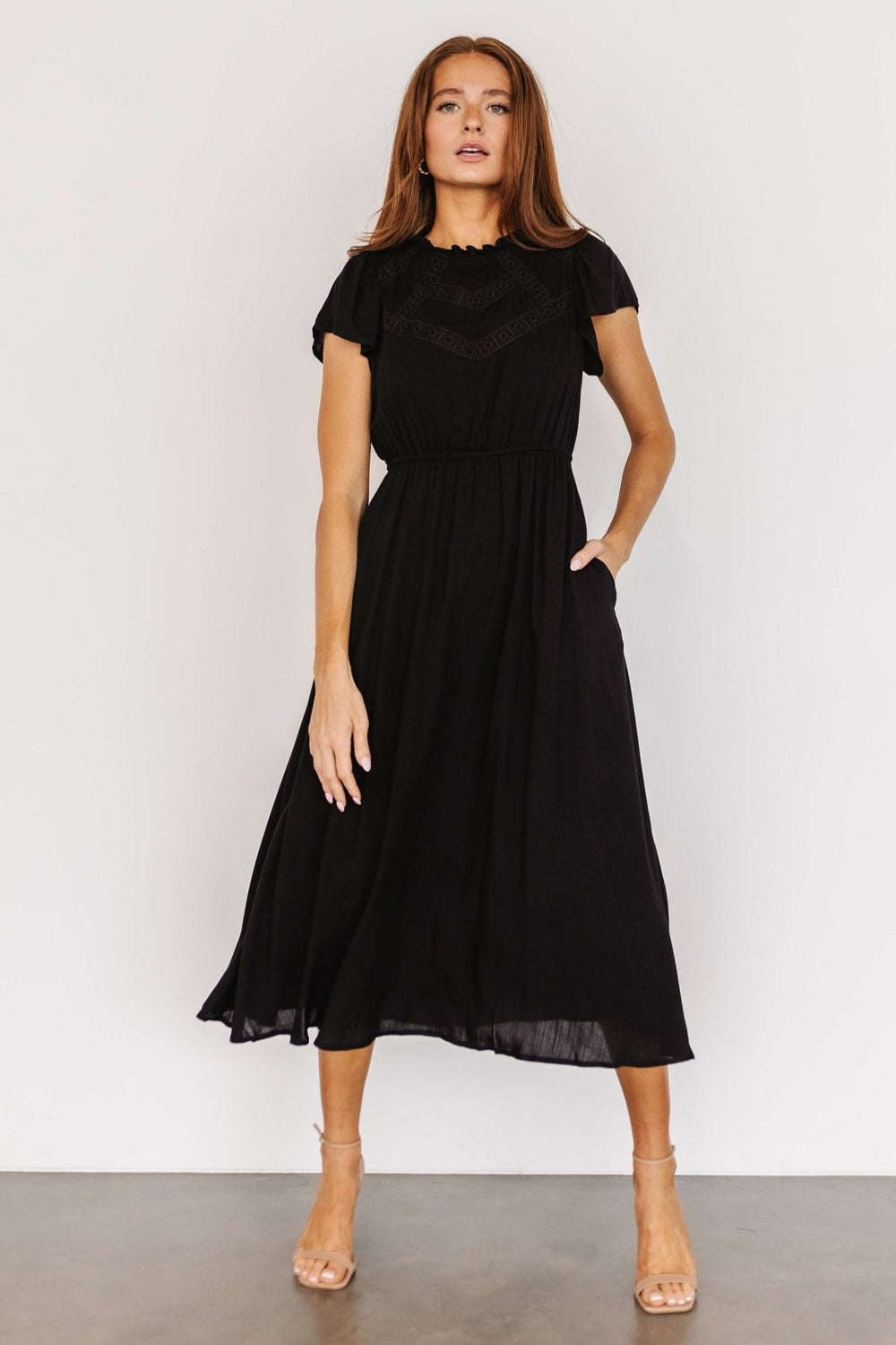 Prestyn Midi Dress | Baltic Born Black