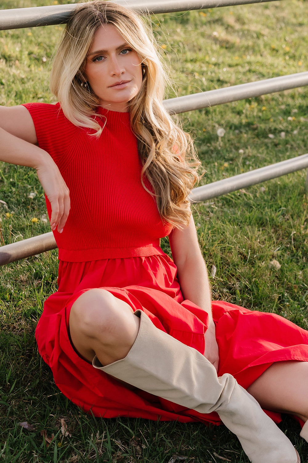 Devotion Tiered Dress | Baltic Born Red