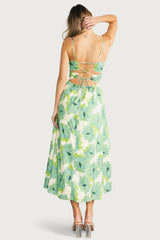 Tenerife Midi Dress | Baltic Born Green Floral