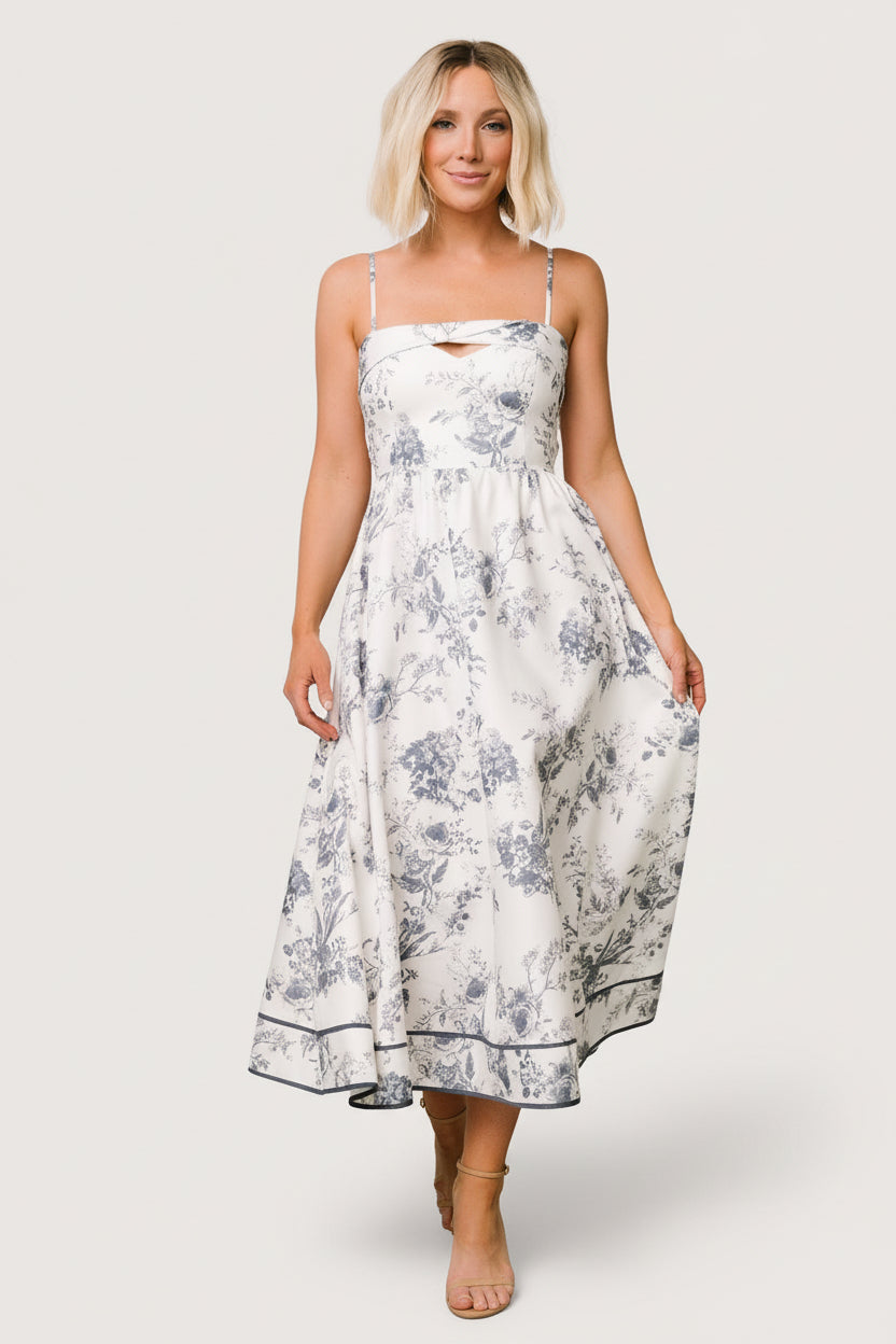 Bellagio Midi Dress | Baltic Born Slate Floral
