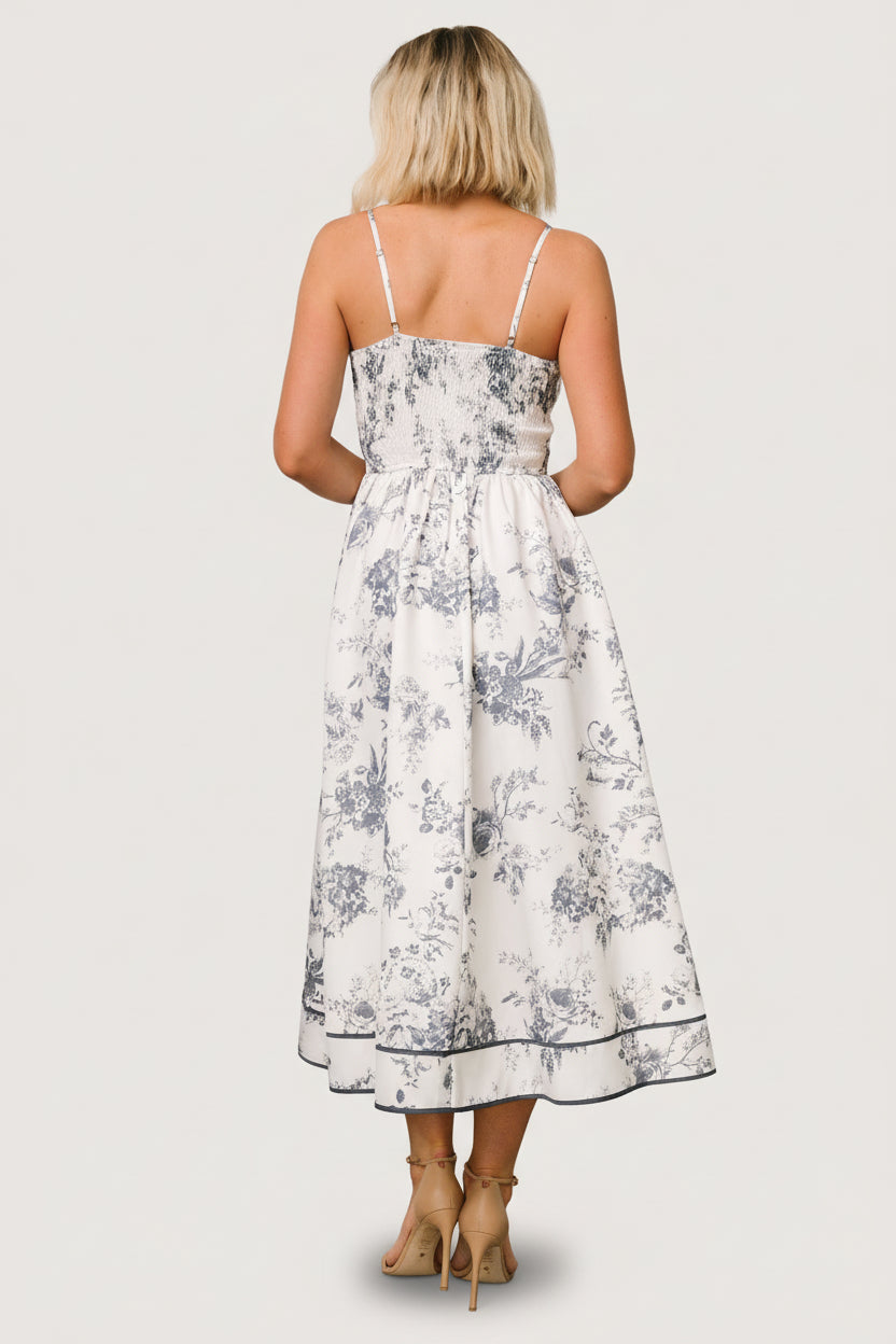 Bellagio Midi Dress | Baltic Born Slate Floral