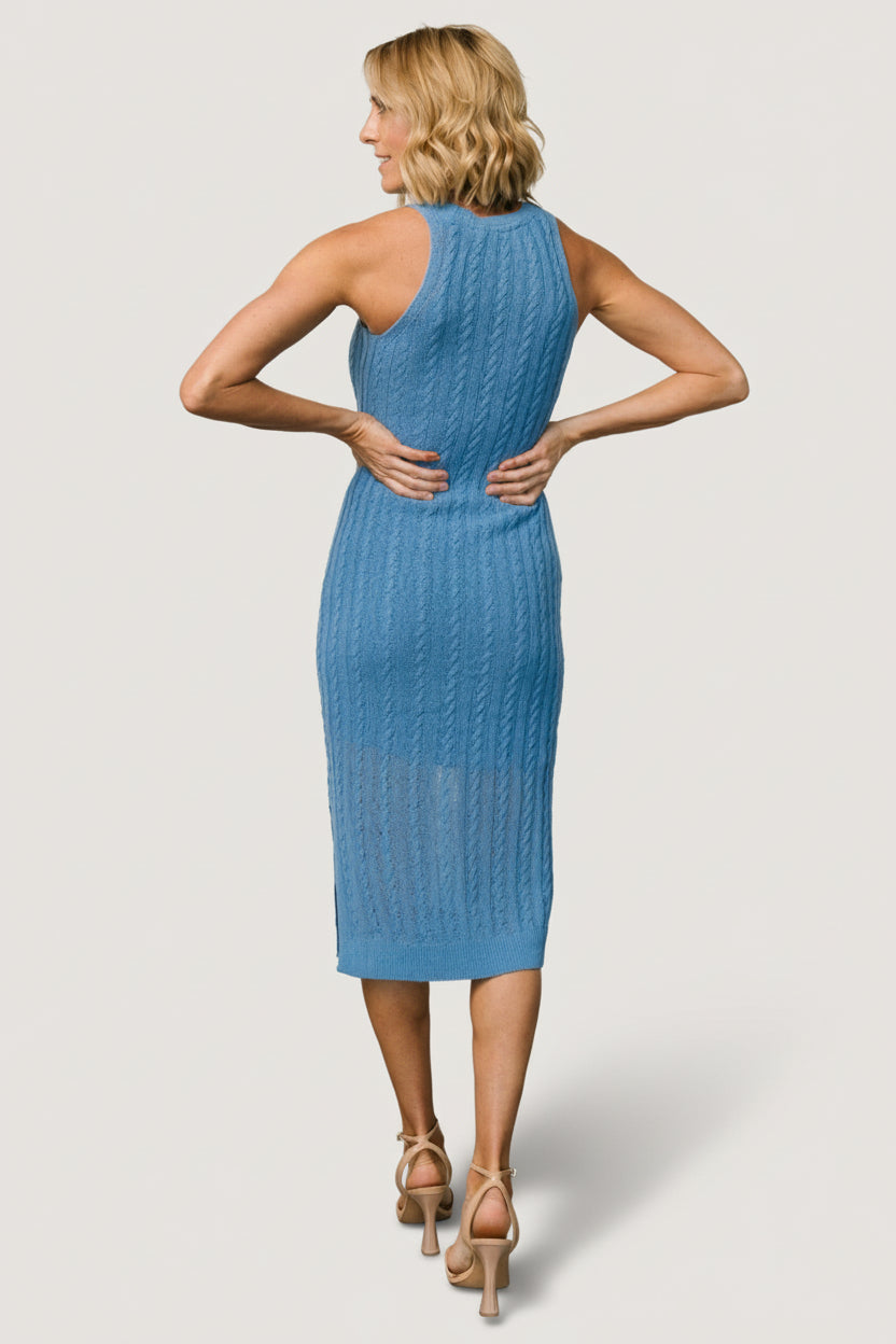 Nalani Knit Tank Dress | Baltic Born Blue