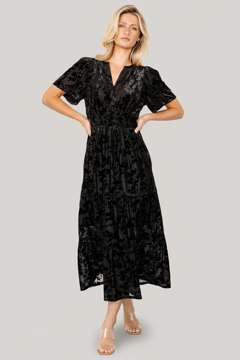 Bronwyn Velvet Dress | Baltic Born Black