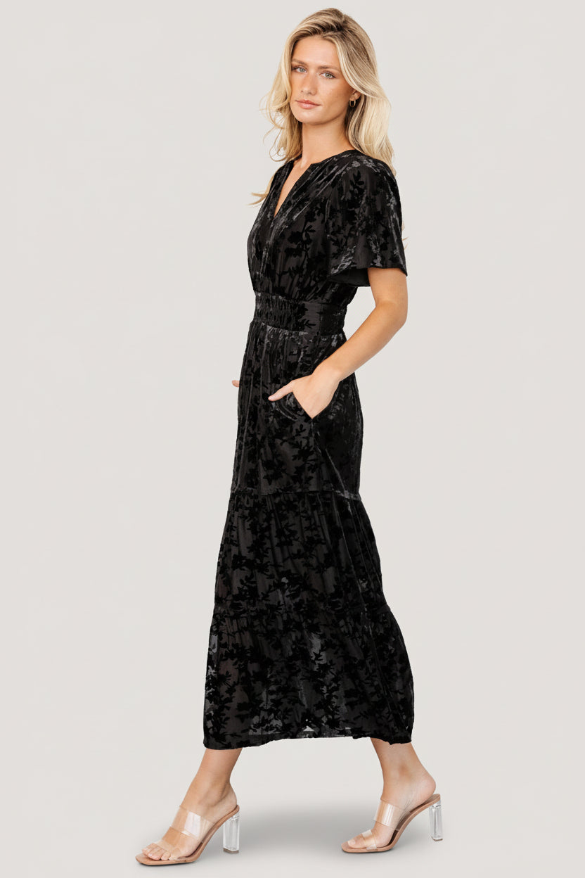 Bronwyn Velvet Dress | Baltic Born Black