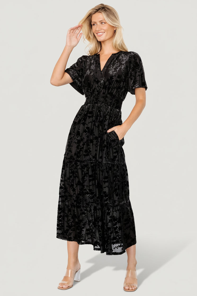 Bronwyn Velvet Dress | Baltic Born Black
