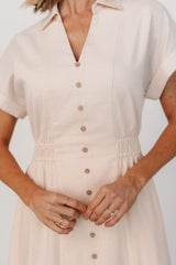 Larah Button Dress | Baltic Born Natural