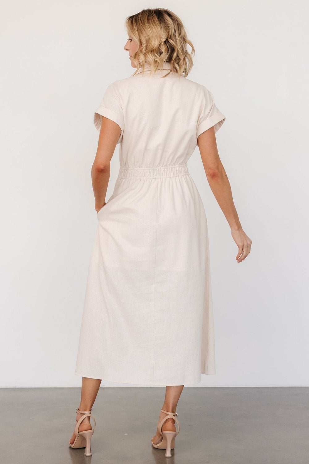 Larah Button Dress | Baltic Born Natural