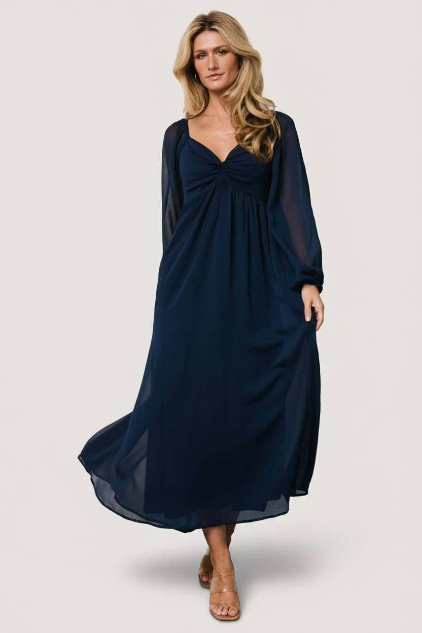 Dione Midi Dress | Baltic Born Navy
