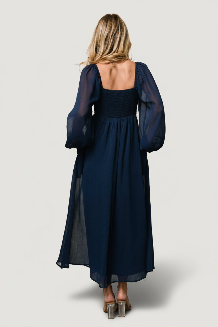 Dione Midi Dress | Baltic Born Navy