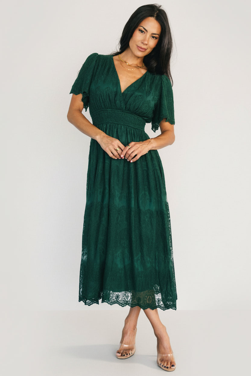 Milena Midi Dress | Baltic Born Green
