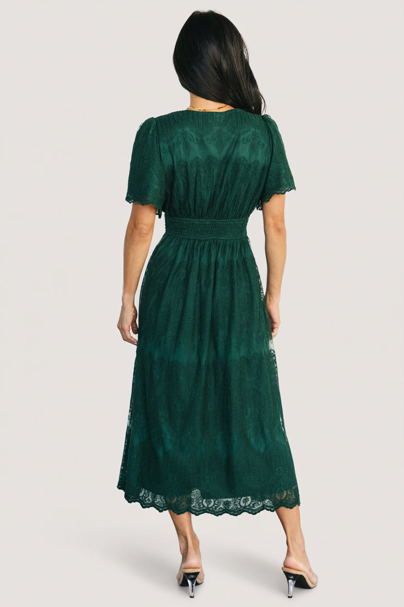 Milena Midi Dress | Baltic Born Green