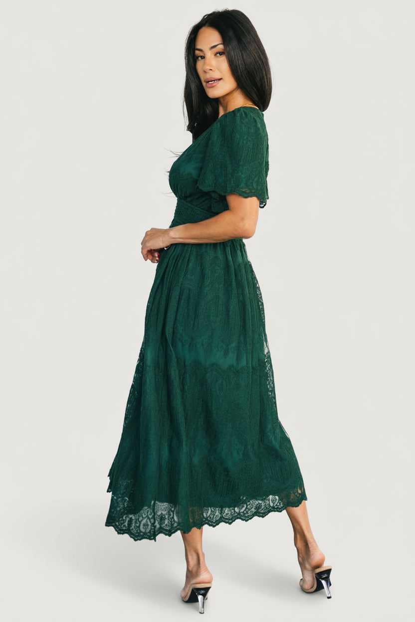 Milena Midi Dress | Baltic Born Green