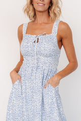Evonne Midi Dress | Baltic Born Blue Floral