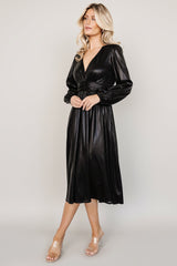 Aisha Shimmer Dress | Baltic Born Black