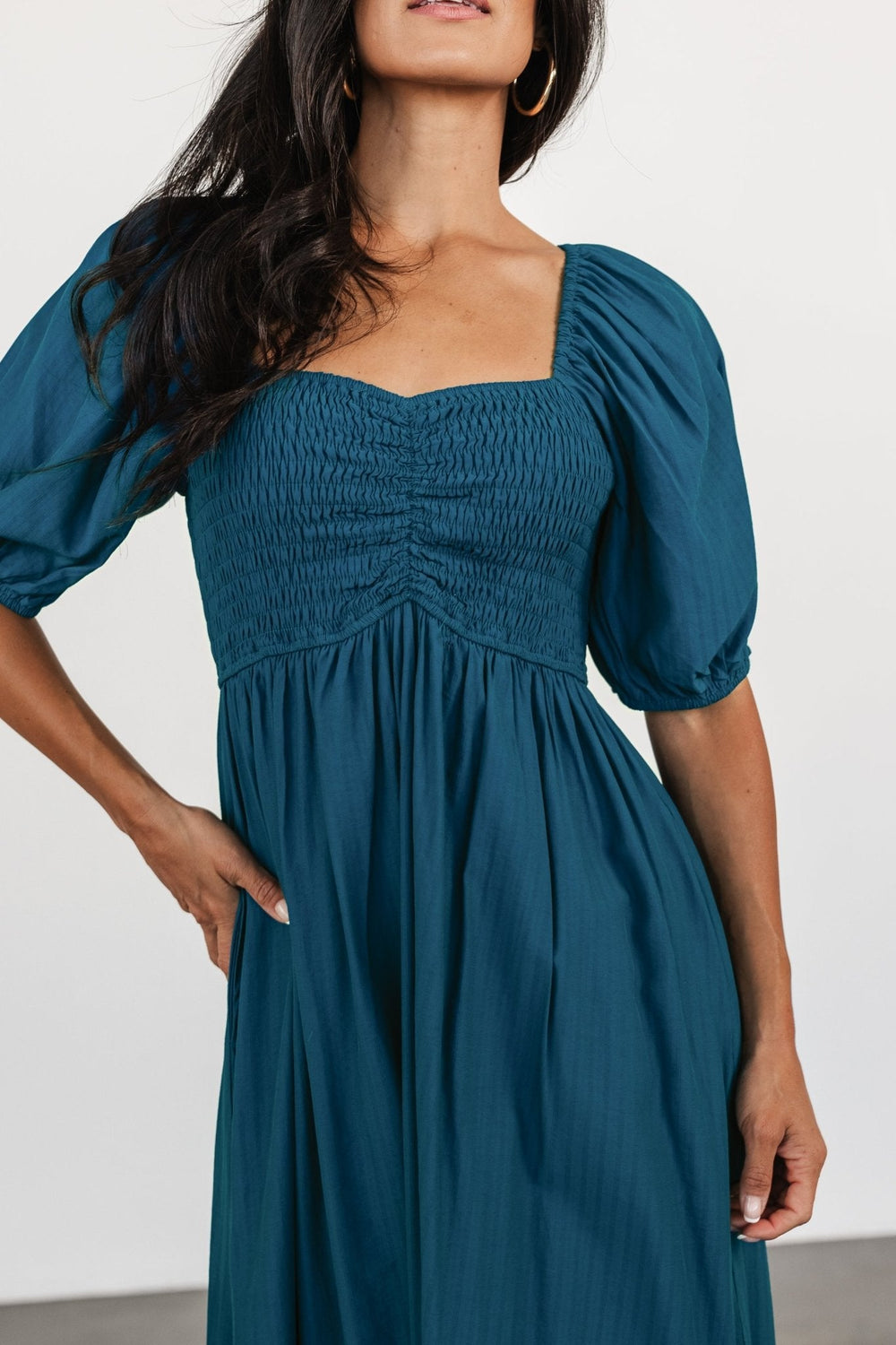 Stefania Midi Dress | Baltic Born Mediterranean Blue