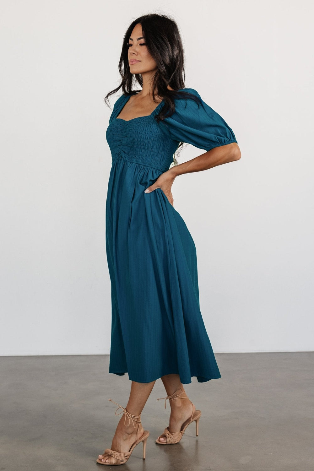 Stefania Midi Dress | Baltic Born Mediterranean Blue