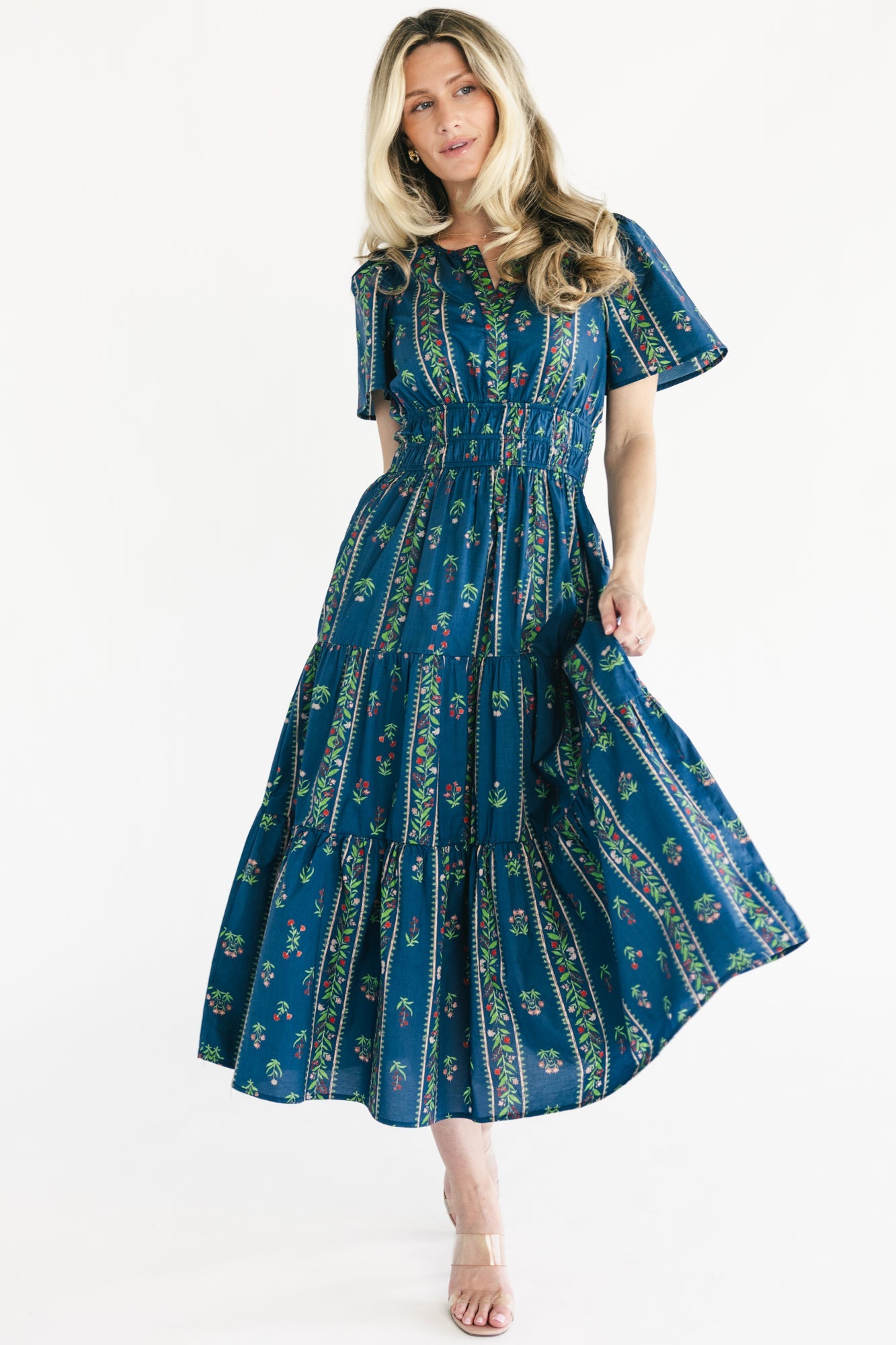 Sorrel Midi Dress | Baltic Born Navy Multi Floral