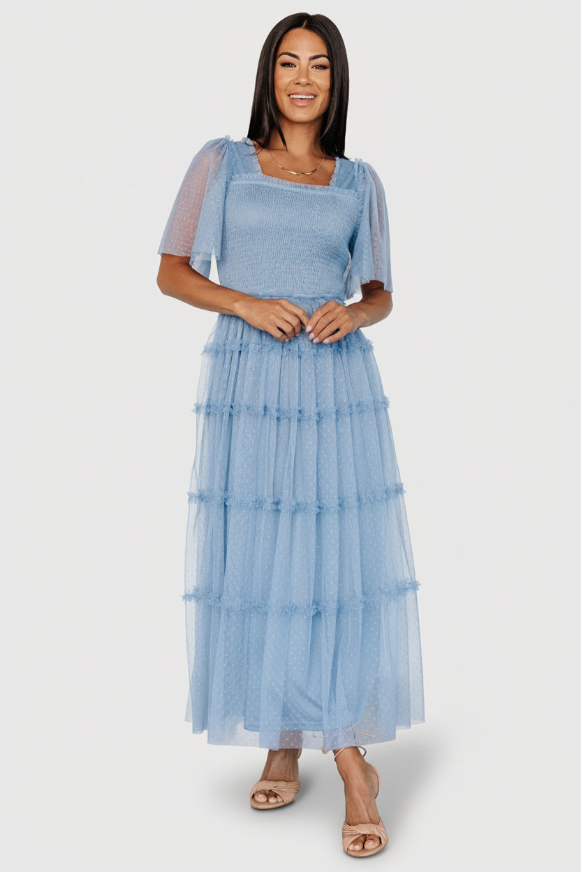 Bexley Tulle Dress | Baltic Born Dusty Blue