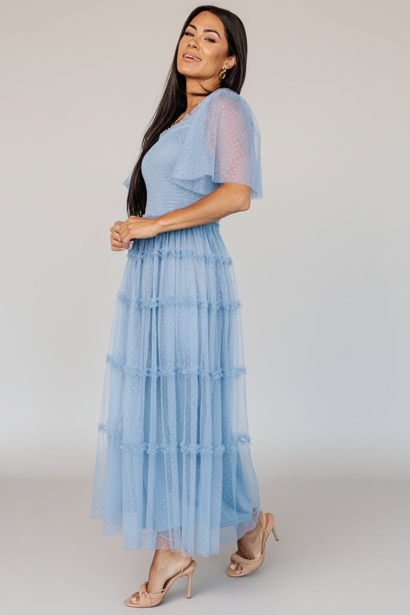 Bexley Tulle Dress | Baltic Born Dusty Blue