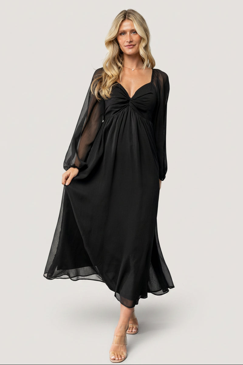 Dione Midi Dress | Baltic Born Black