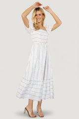 Martine Puff Sleeve Dress | Baltic Born Ivory Multi Floral