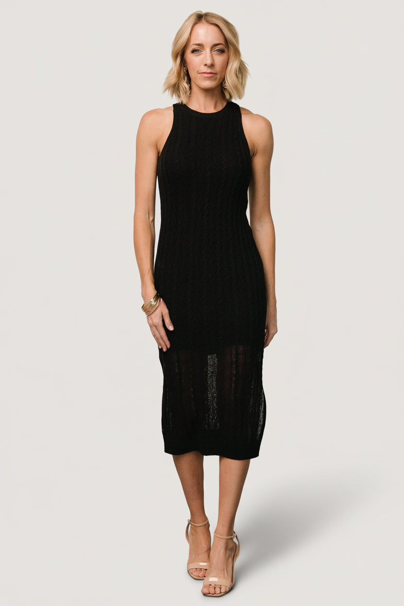 Nalani Knit Tank Dress | Baltic Born Black