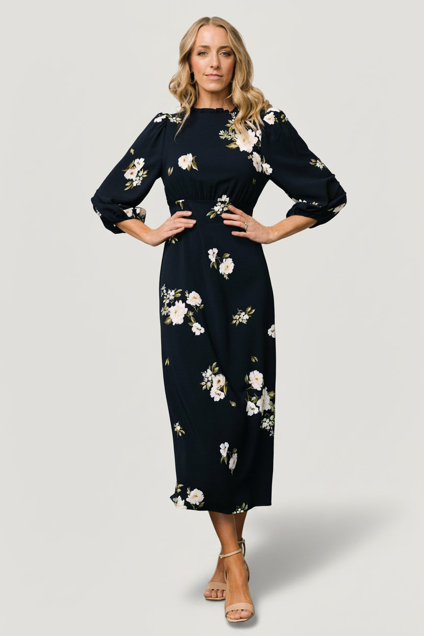 Karalie Maxi Dress | Baltic Born Navy Floral