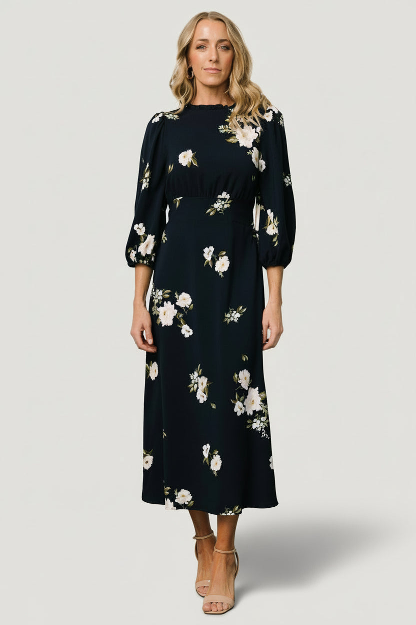 Karalie Maxi Dress | Baltic Born Navy Floral