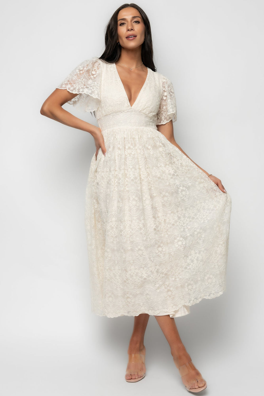 Aphrodite Lace Dress | Baltic Born Vintage Cream