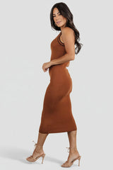 Tove Knit Tank Midi Dress | Baltic Born Copper