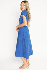 Pyper Midi Dress | Baltic Born Blue Stripe