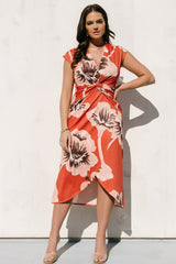 Cascada Twist Midi Dress | Baltic Born Sunset Floral