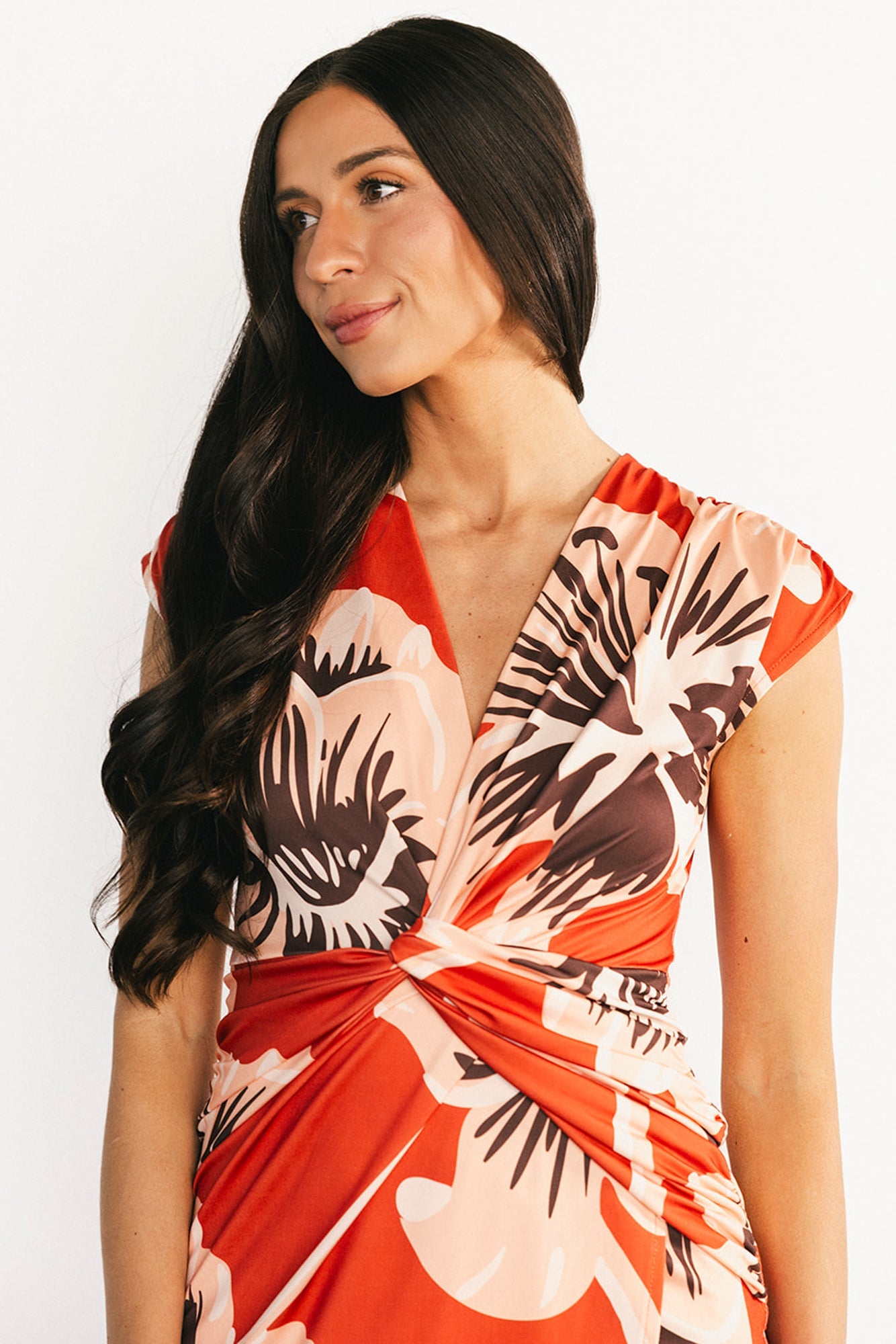 Cascada Twist Midi Dress | Baltic Born Sunset Floral