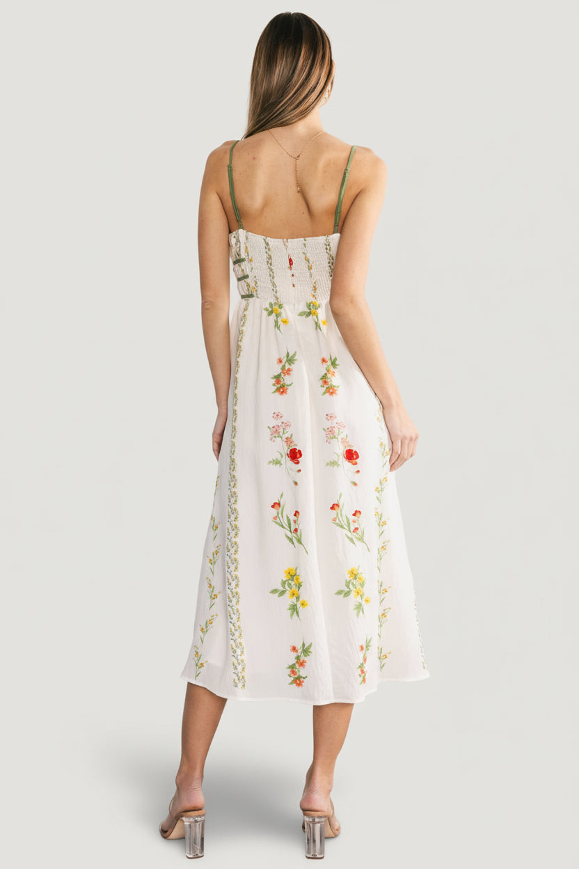 Cerise Midi Dress | Baltic Born Multi Floral