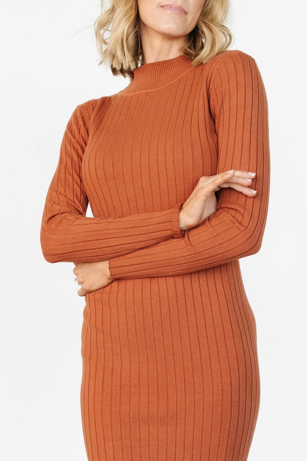 Jill Ribbed Midi Dress | Baltic Born Spice