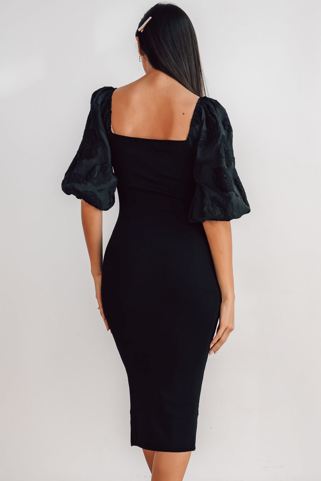 Weyland Bodycon Midi Dress | Baltic Born Black