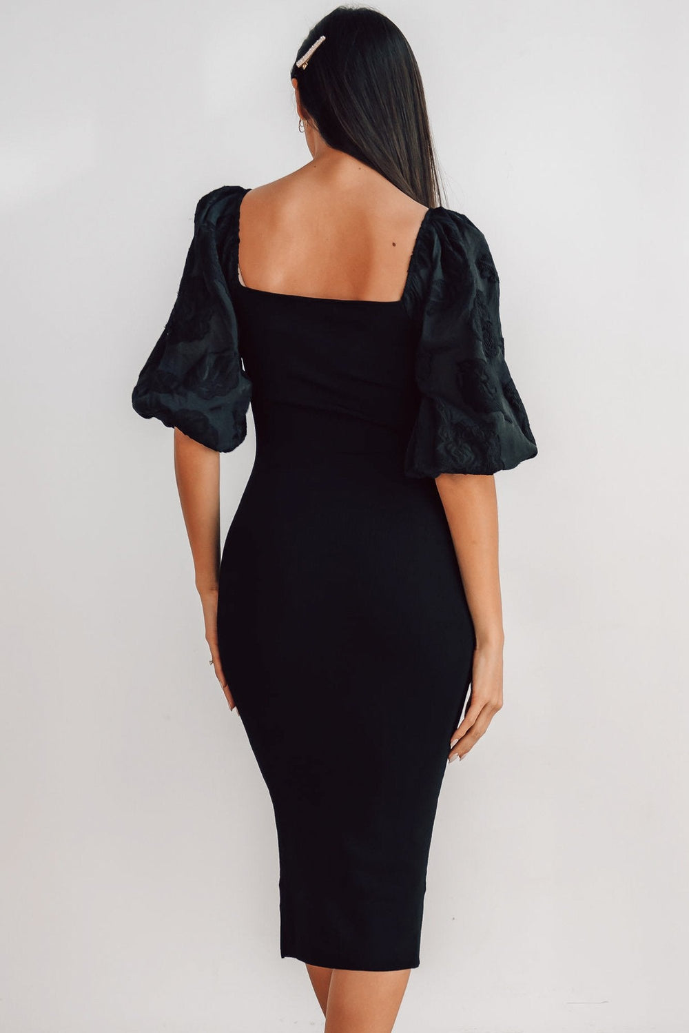 Weyland Bodycon Midi Dress | Baltic Born Black