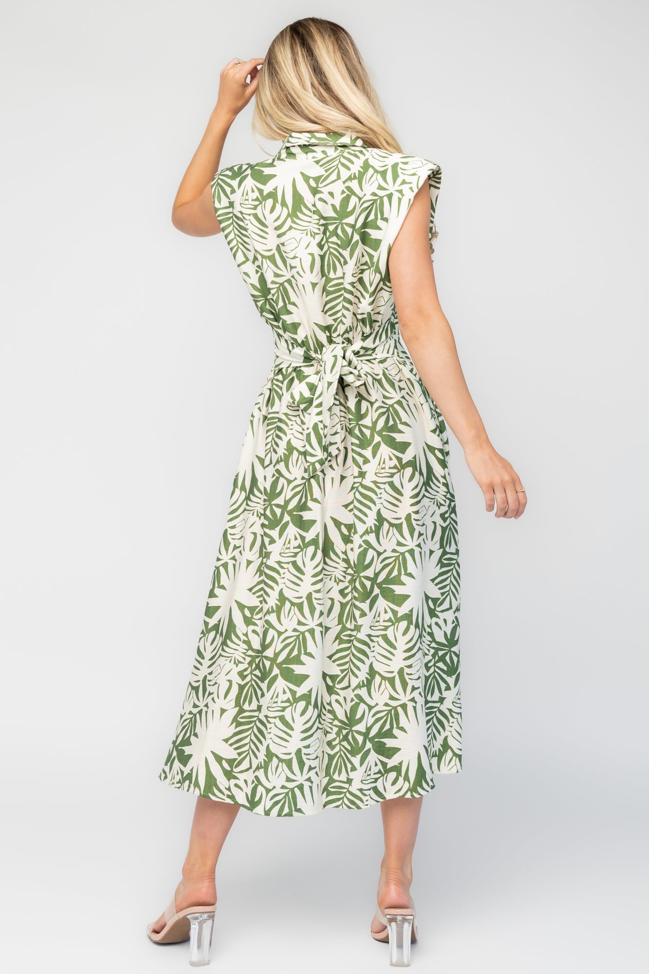 Isolde Midi Dress | Baltic Born Ivory + Olive Floral