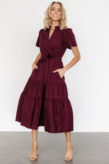 Providence Poplin Dress | Baltic Born Wine