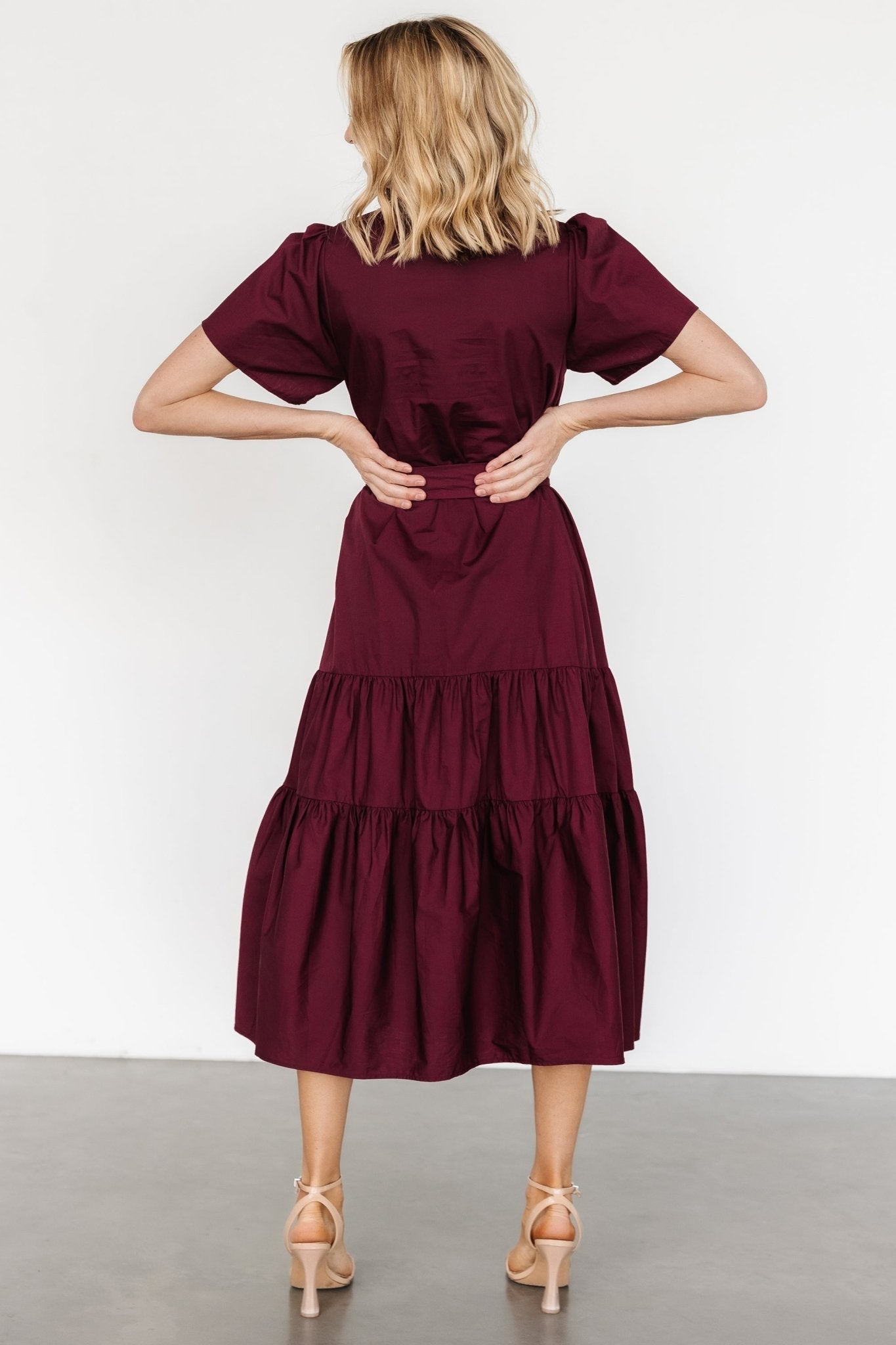 Providence Poplin Dress | Baltic Born Wine
