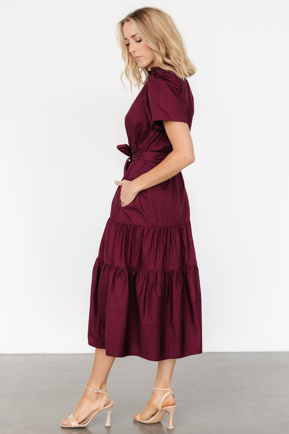 Providence Poplin Dress | Baltic Born Wine